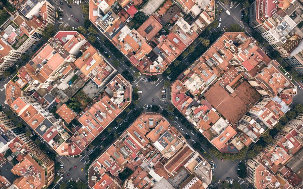 Typical quarters of Barcelona